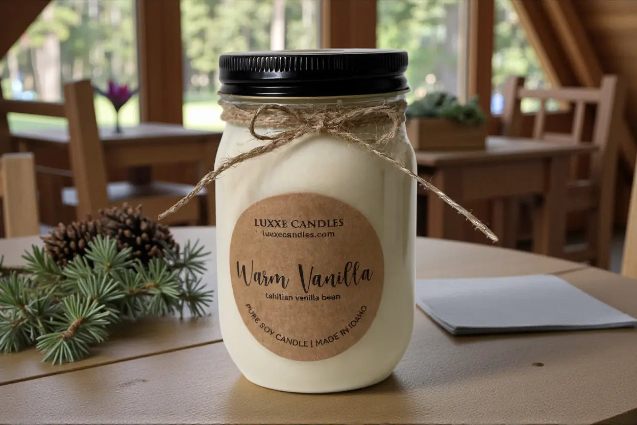 Warm Vanilla Candle | Organic Soy Candle