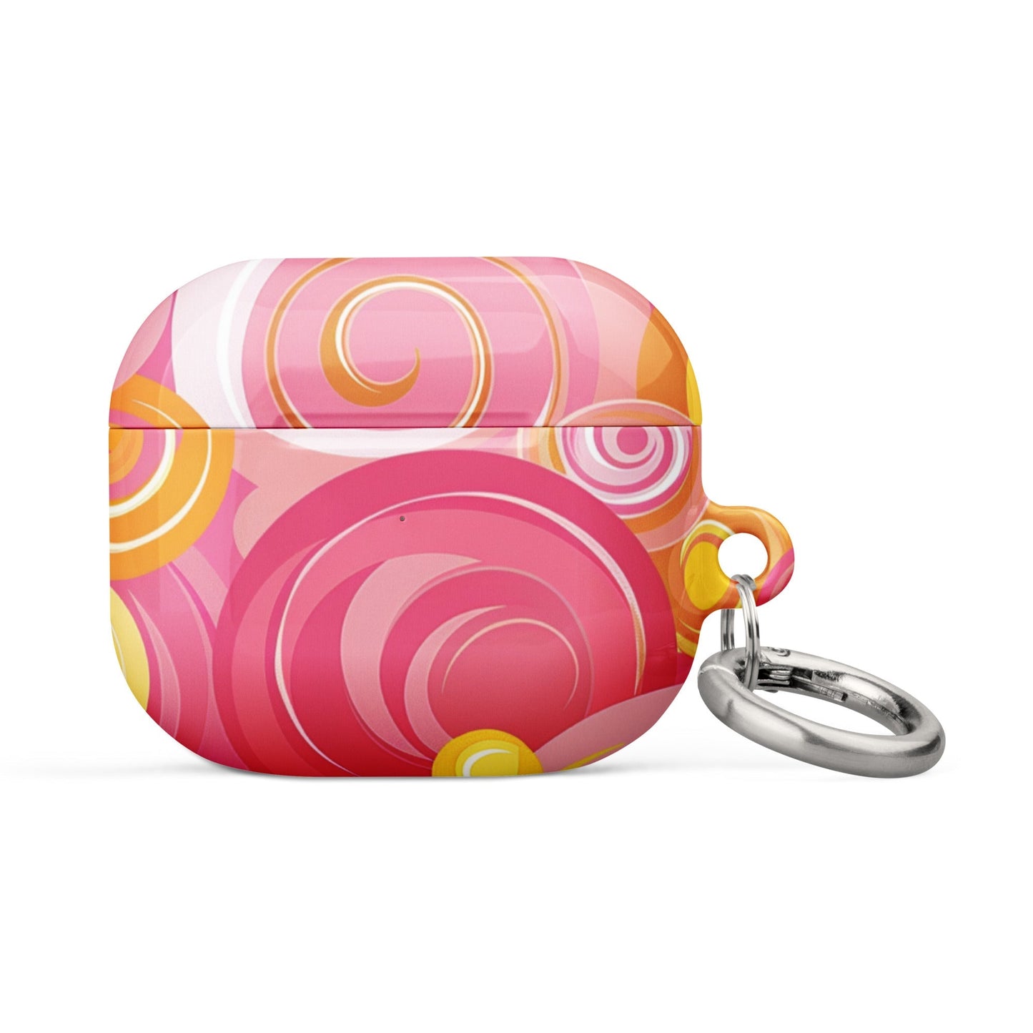 Pink Yellow AirPods Case-7