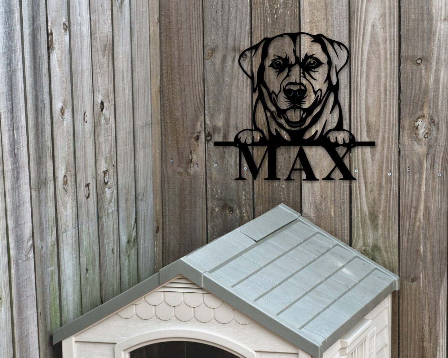 Labrador Dog Breed Custom Metal Sign