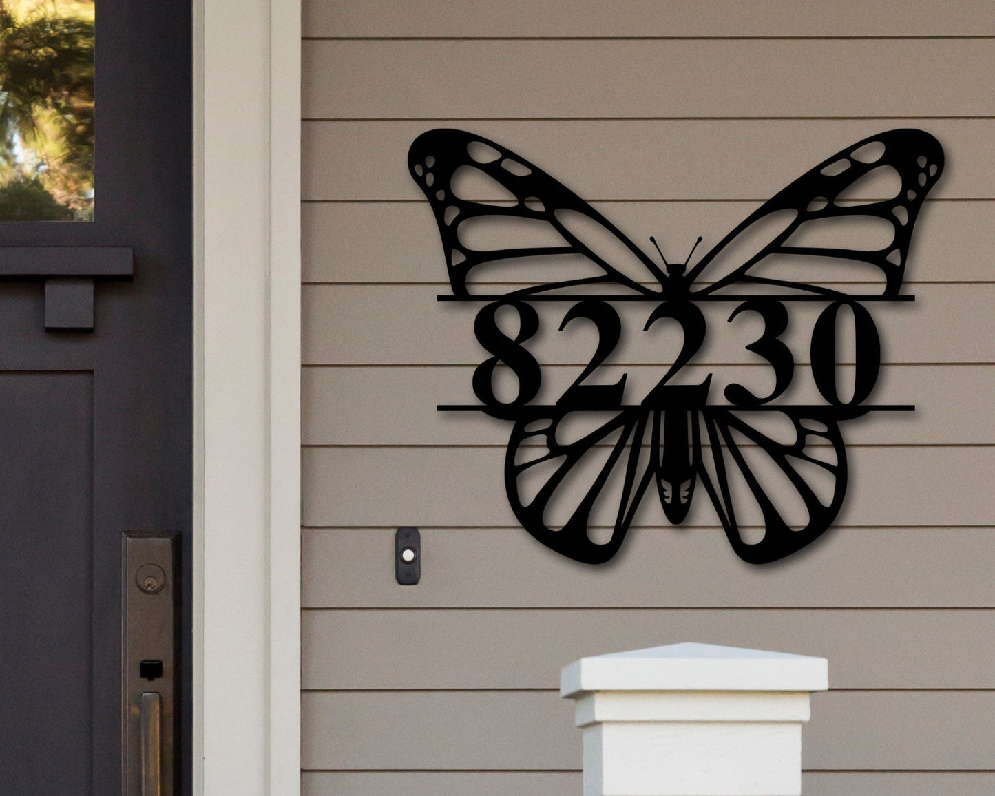 Butterfly Wall Art Metal Sign