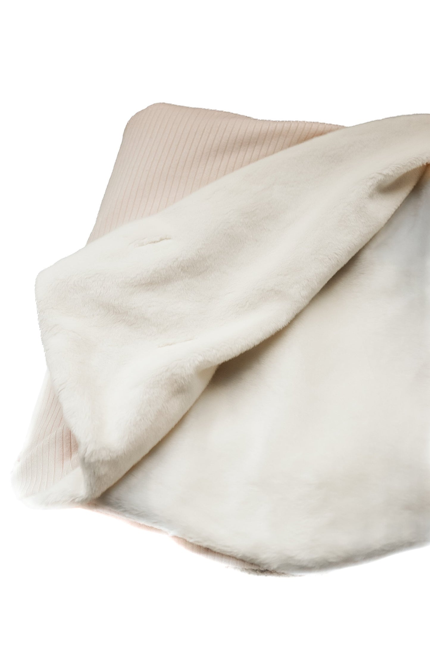 Oat Ribbed Toddler Blanket