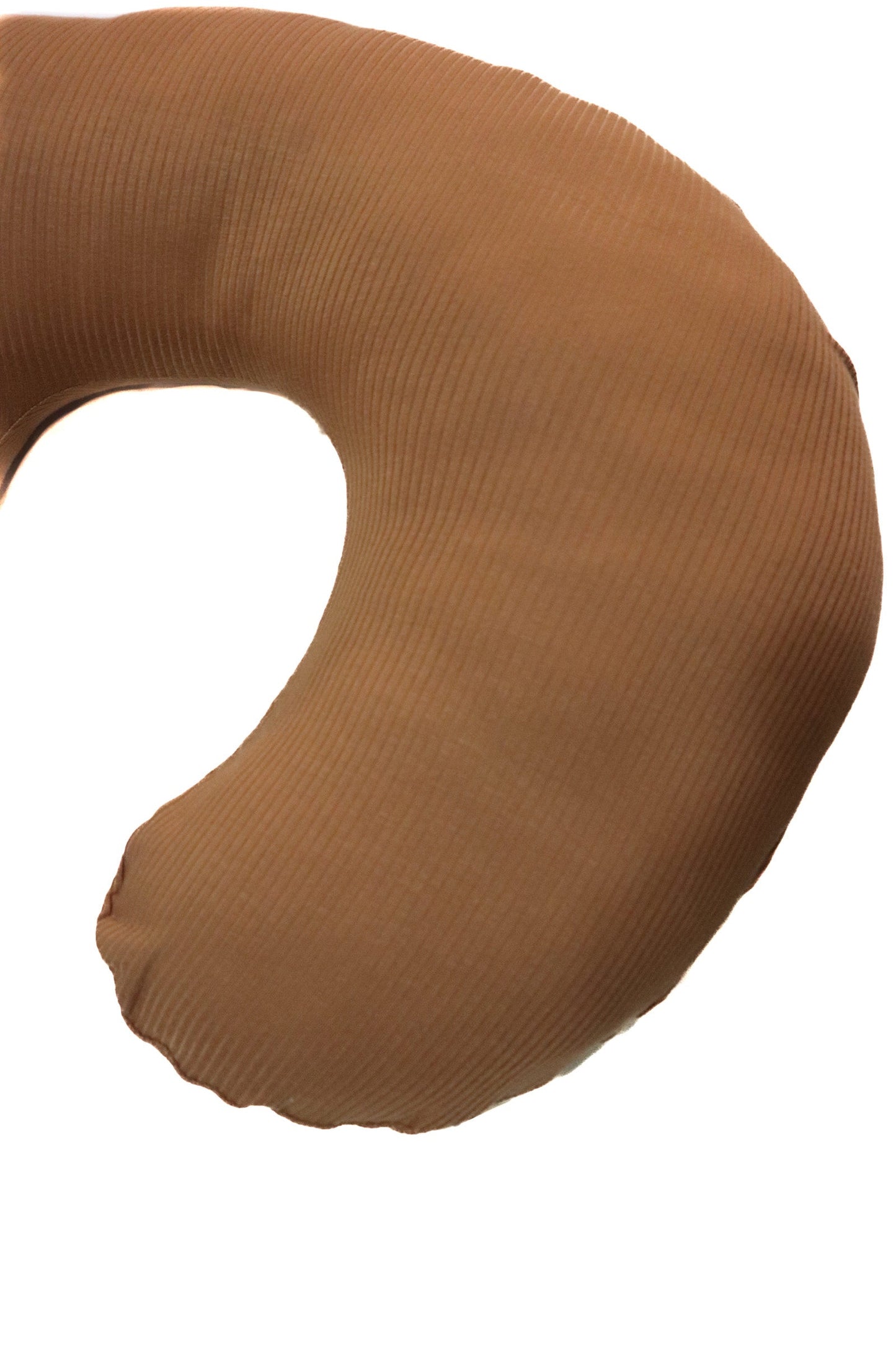 Caramel Ribbed Nursing Pillow Cover
