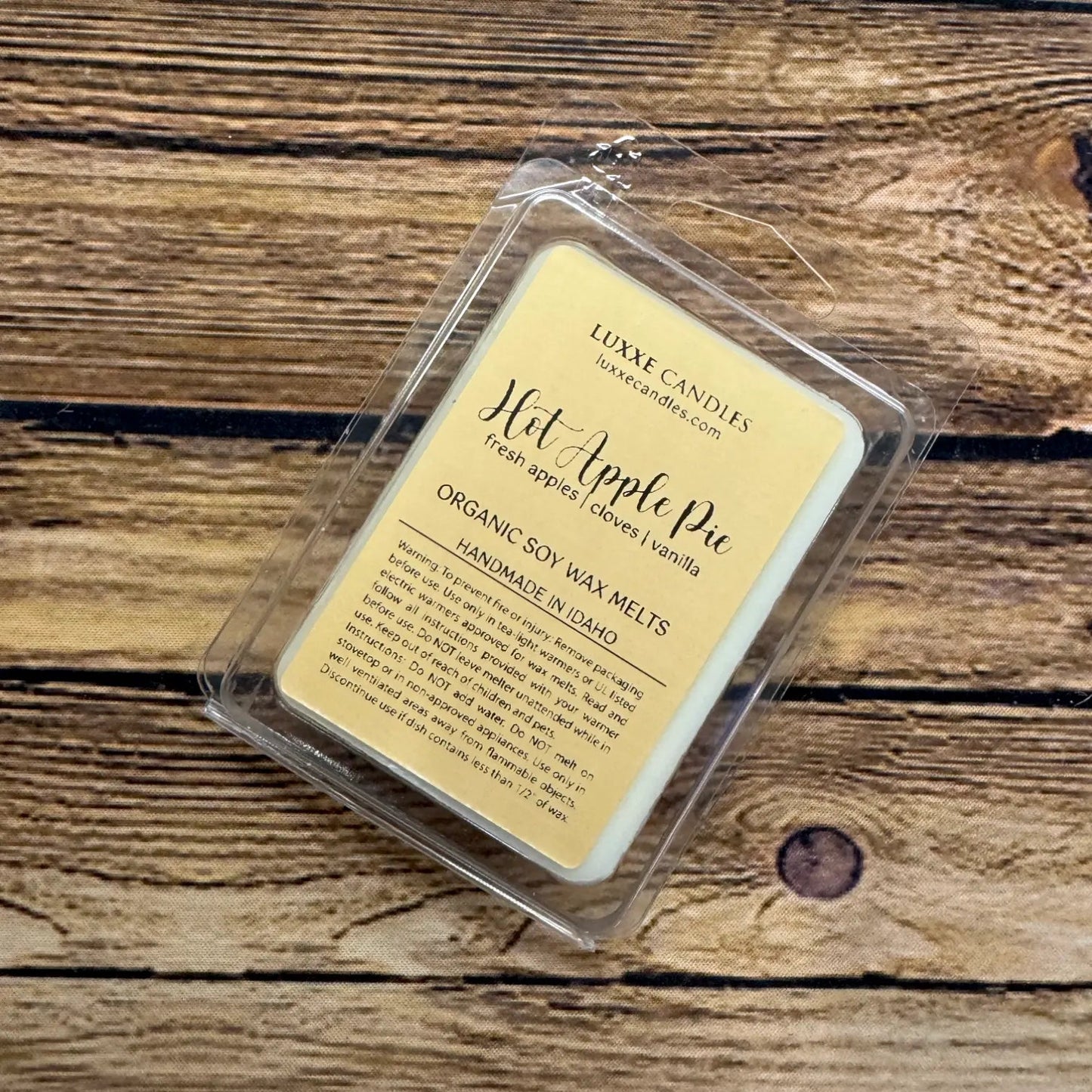 Hot Apple Pie Fall Scent | Organic Soy Candle