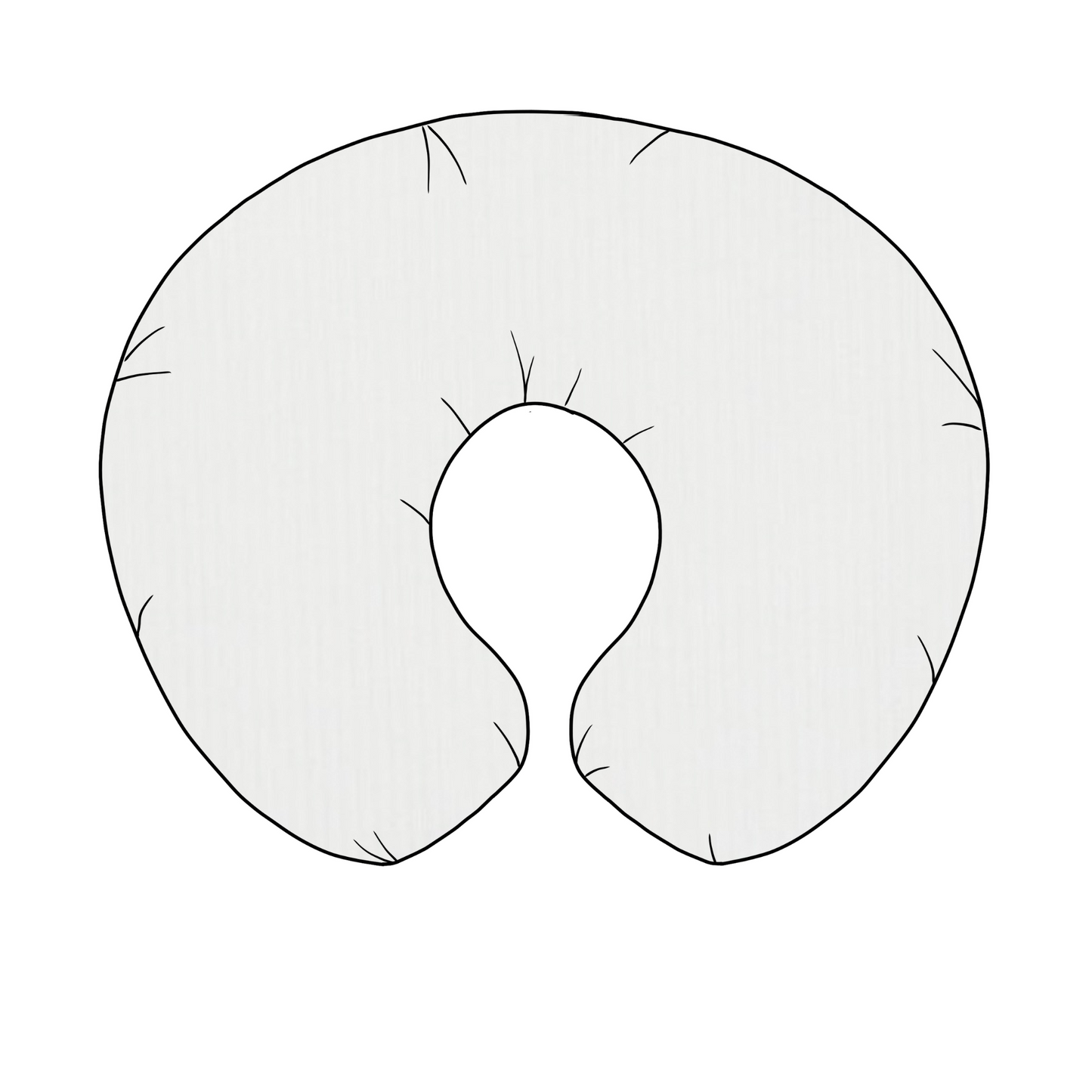 Pearl Ribbed Nursing Pillow Cover