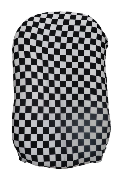 Race Checkered Baby Lounger Cover
