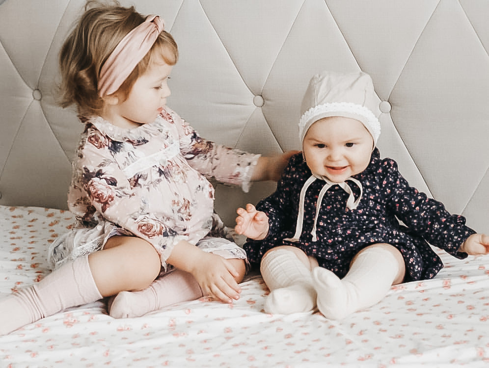 Ruffle Cotton Knee High Socks