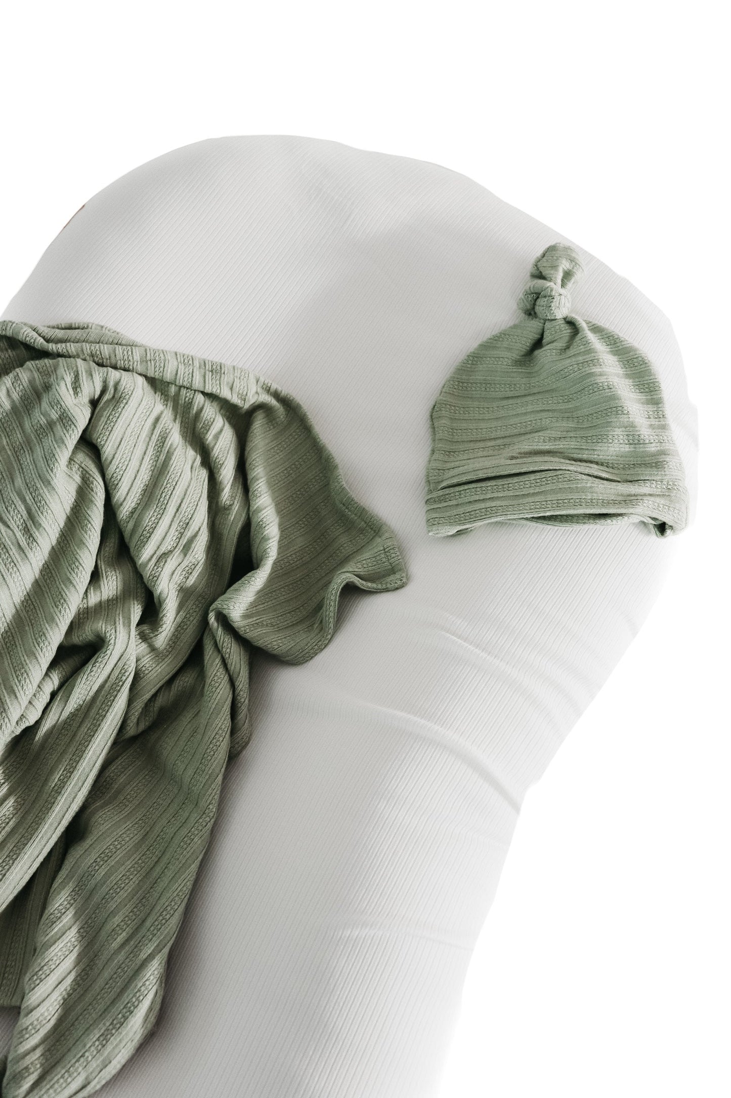 Pearl Ribbed Baby Lounger Cover