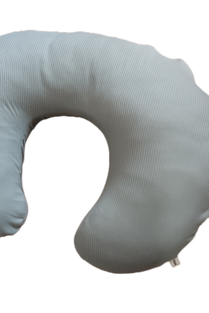 Seafoam Ribbed Nursing Pillow Cover