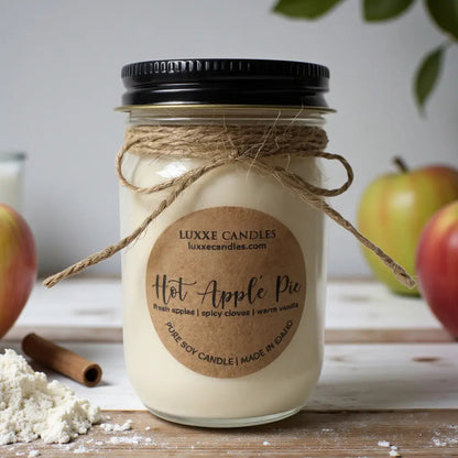 Hot Apple Pie Fall Scent | Organic Soy Candle