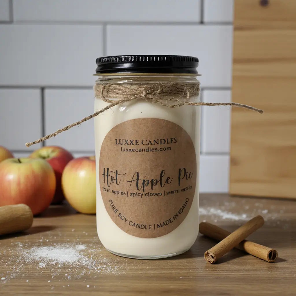 Hot Apple Pie Fall Scent | Organic Soy Candle