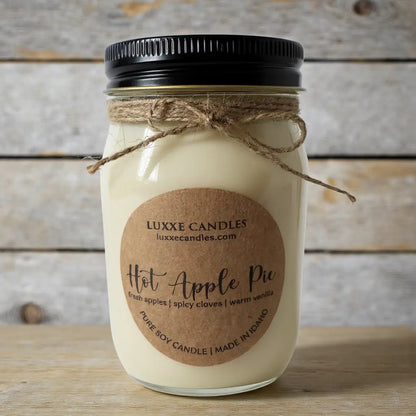 Hot Apple Pie Fall Scent | Organic Soy Candle