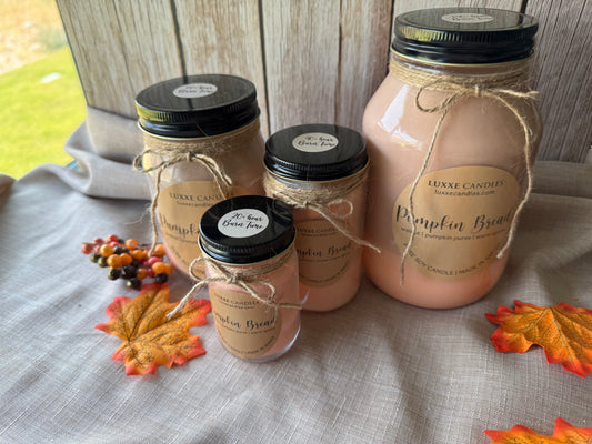 Pumpkin Bread Fall Scent | Organic Soy Candle