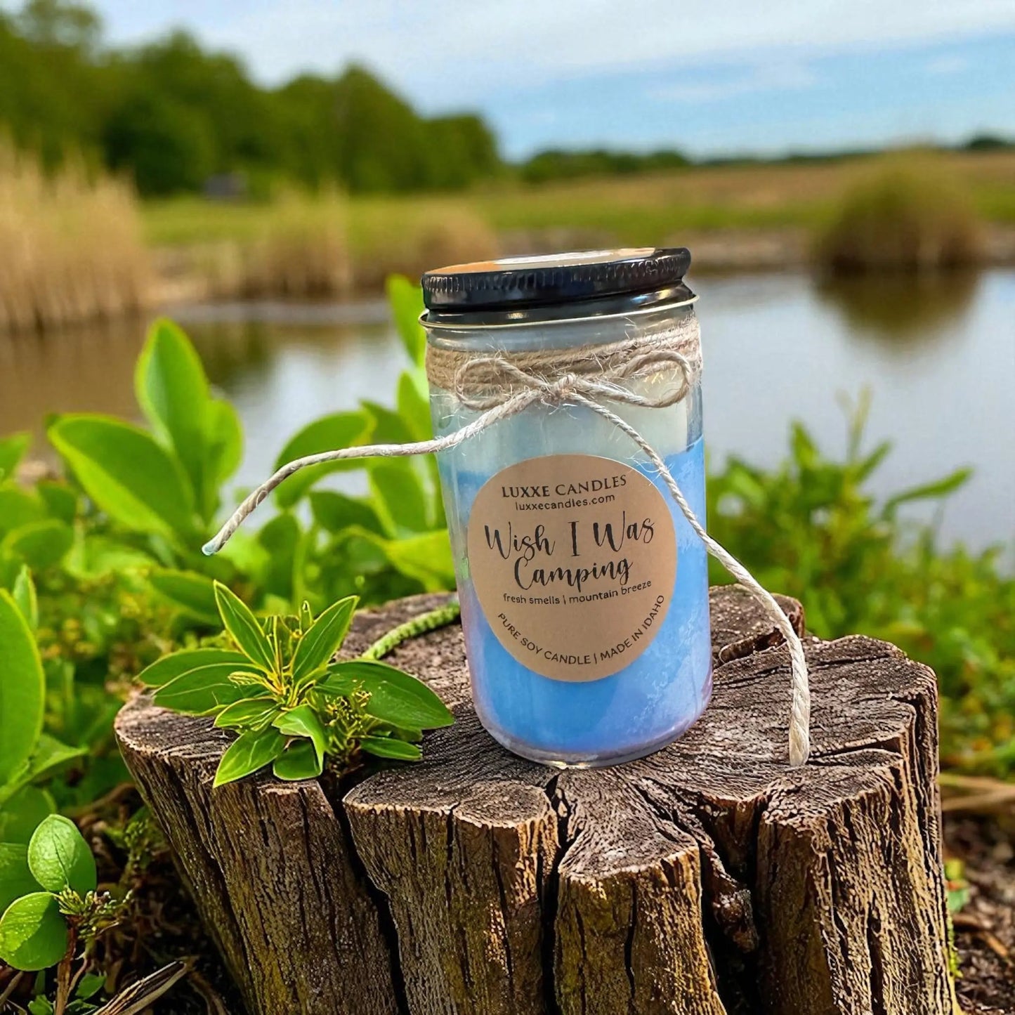 Wish I Was Camping Candle | Organic Soy Candle