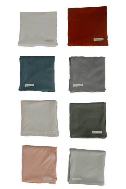 Oat Ribbed Stretch Swaddle