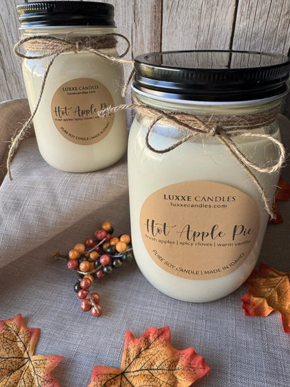 Hot Apple Pie Fall Scent | Organic Soy Candle