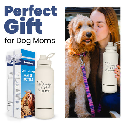 Water Bottle with Detachable Dog Bowl
