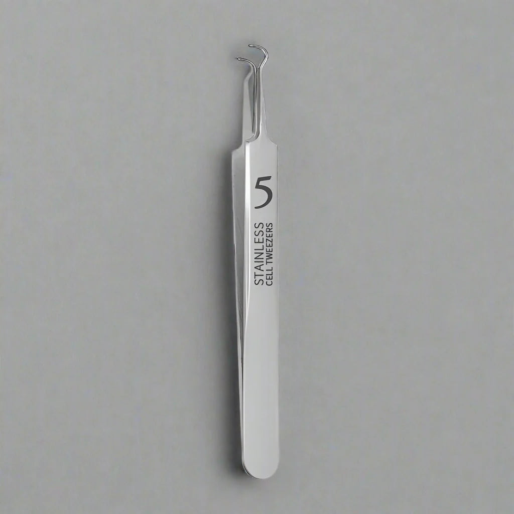 11‑Piece Ultra‑Fine Acne & Blackhead Tweezers Set