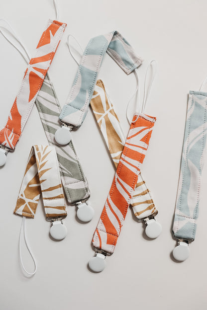 Gold Palm Pacifier Clip