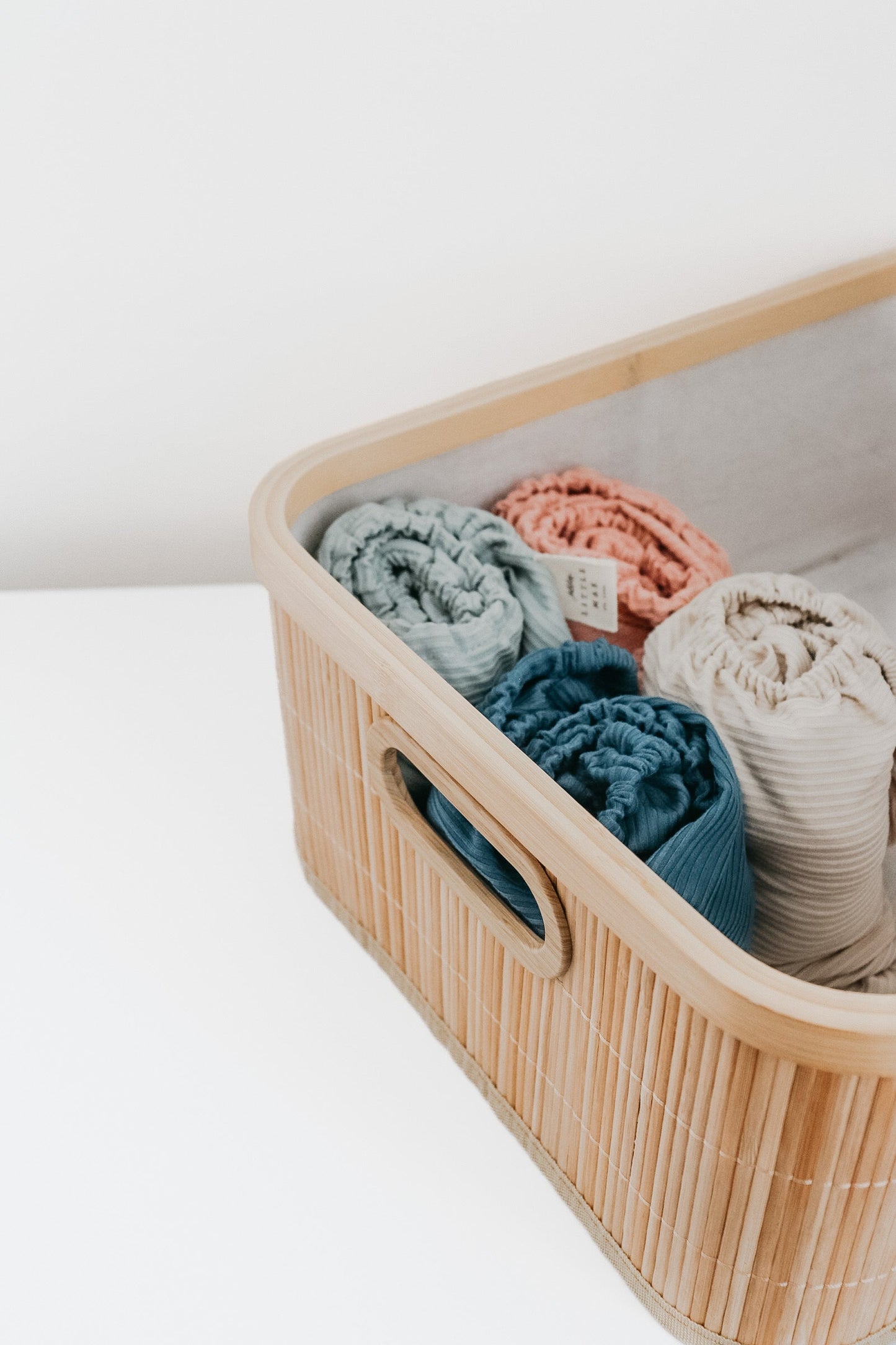 Oat Ribbed Changing Pad Cover