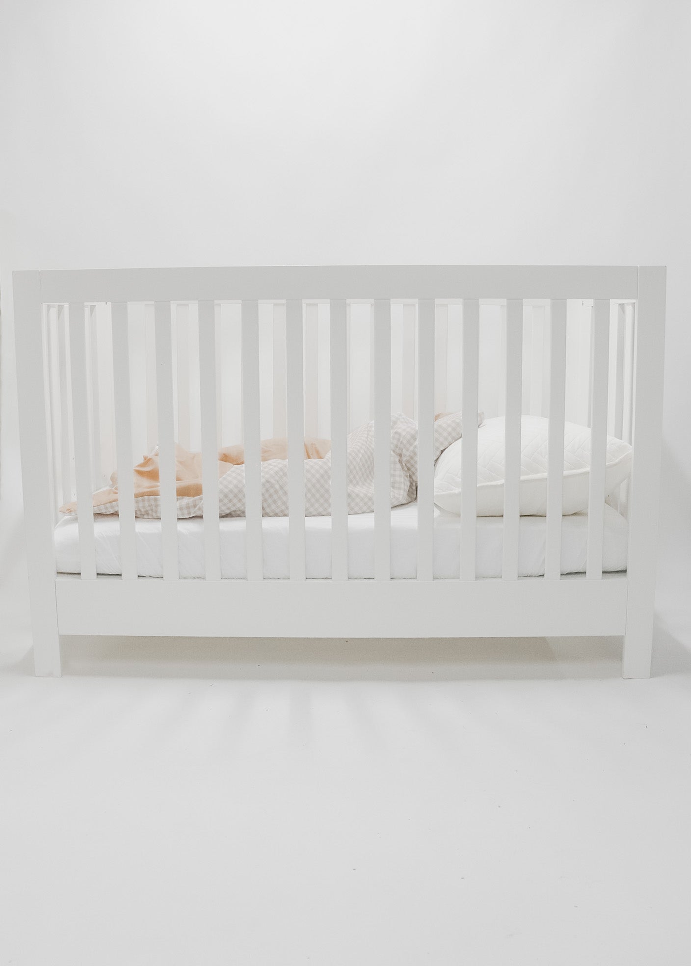 Chestnut Gingham Quilted Blanket