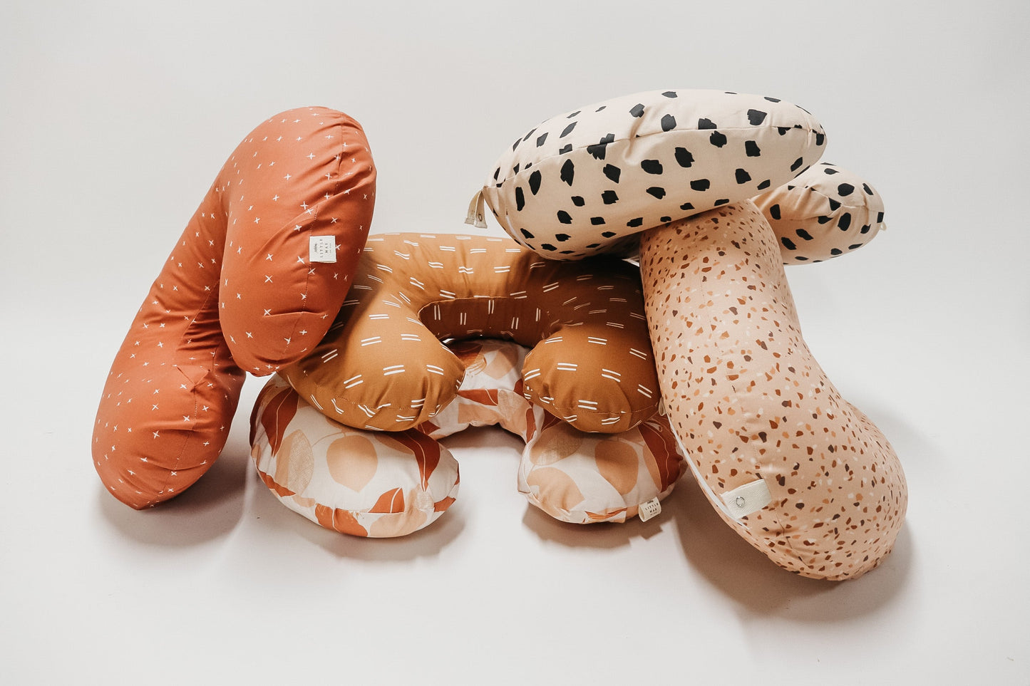 Beige Black Marks Sahara Nursing Pillow Cover