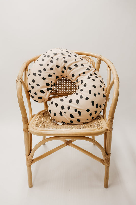 Beige Black Marks Sahara Nursing Pillow Cover
