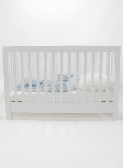 Marine Gingham Quilted Blanket