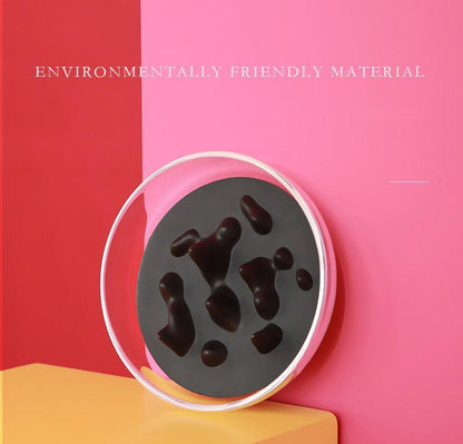 Pet Life ® 'Cirlicue' Mountain Shaped Modern Slow Feeding Pet Bowl