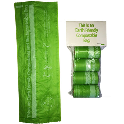 Pet Life ® 'Compostable' 100% Recyclable and Biodegradable Eco-Friendly Pet Cat Dog Waste Bags from Thermoplastic Starch