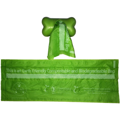 Pet Life ® 'Compostable' 100% Recyclable and Biodegradable Eco-Friendly Pet Cat Dog Waste Bags from Thermoplastic Starch