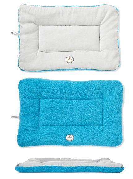 Pet Life ® 'Eco-Paw' Reversible Eco-Friendly Recyclabled Polyfill Fashion Designer Pet Dog Bed Mat Lounge