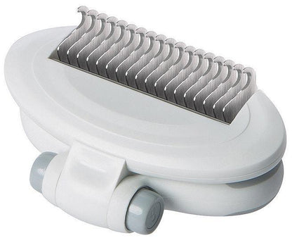 Pet Life ® 'Gyrater' Swivel Travel Grooming Dematting Pet Comb