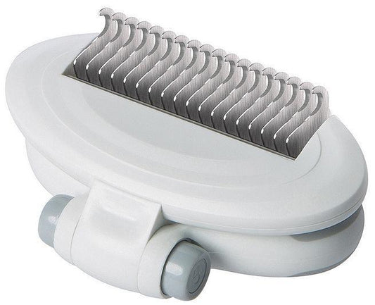 Pet Life ® 'Gyrater' Swivel Travel Grooming Dematting Pet Comb